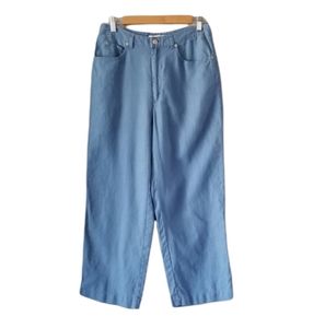 Jillian Jones Cropped Capris Linen